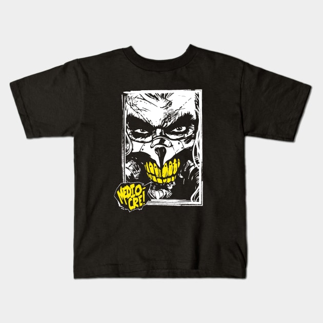 Mediocre! (Yellow) Kids T-Shirt by demonigote
